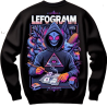 Sudadera LFGRM Tri Conspiration Negra